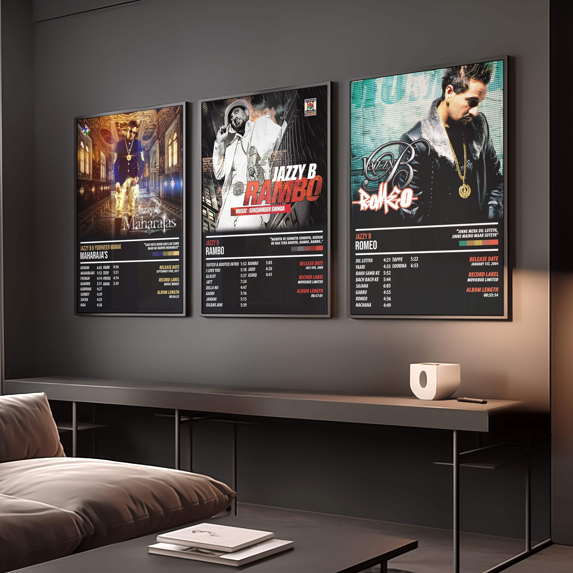 Jazzy B - Rambo | ALBUM POSTER - PosterVerse