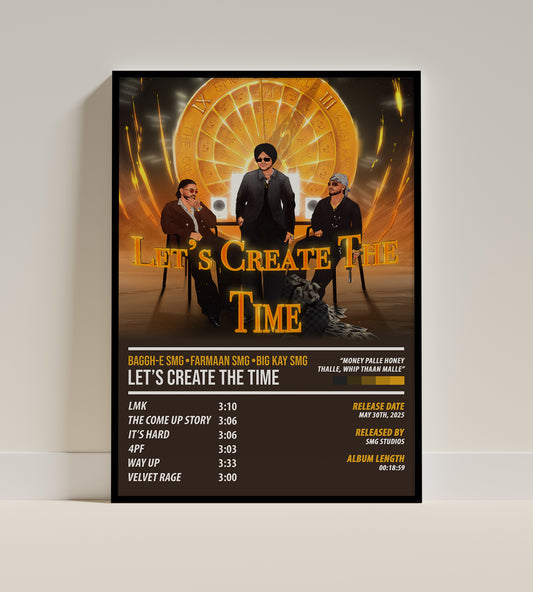 SMG Studios - Let's Create The Time | ALBUM POSTER