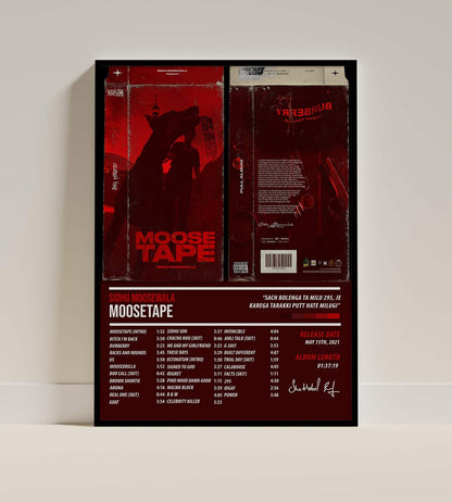 Sidhu Moosewala - Moosetape | ALBUM POSTER - PosterVerse