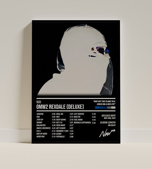 Nav - OMW2 Rexdale (Deluxe) | ALBUM POSTER