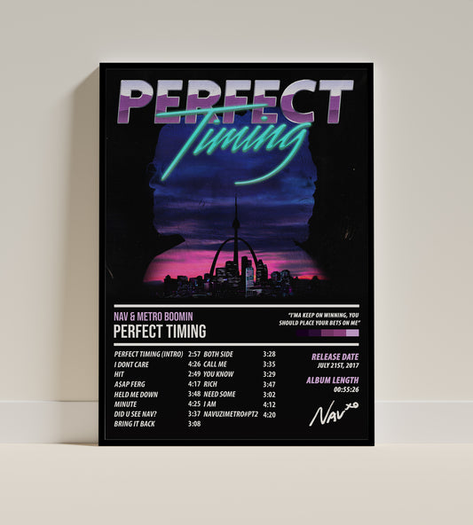 Nav & Metro Boomin - Perfect Timing | ALBUM POSTER