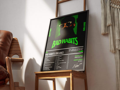 Nav - Bad Habits (Deluxe) | ALBUM POSTER - PosterVerse