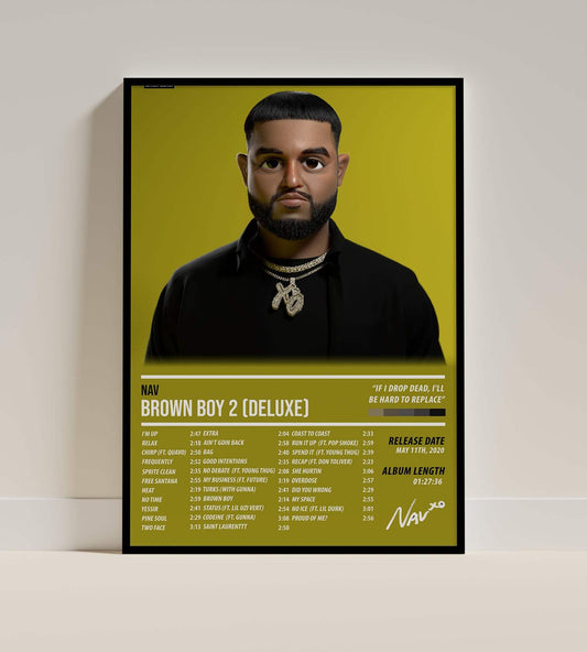 Nav - Good Intentions (Brown Boy 2 Deluxe) | ALBUM POSTER - PosterVerse