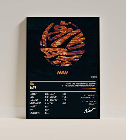 Nav - Nav | ALBUM POSTER - PosterVerse