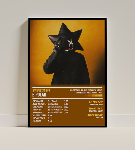 Navaan Sandhu - Bipolar | ALBUM POSTER