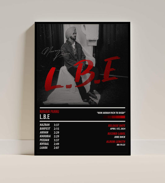 Nirvair Pannu - L.B.E. | ALBUM POSTER - PosterVerse