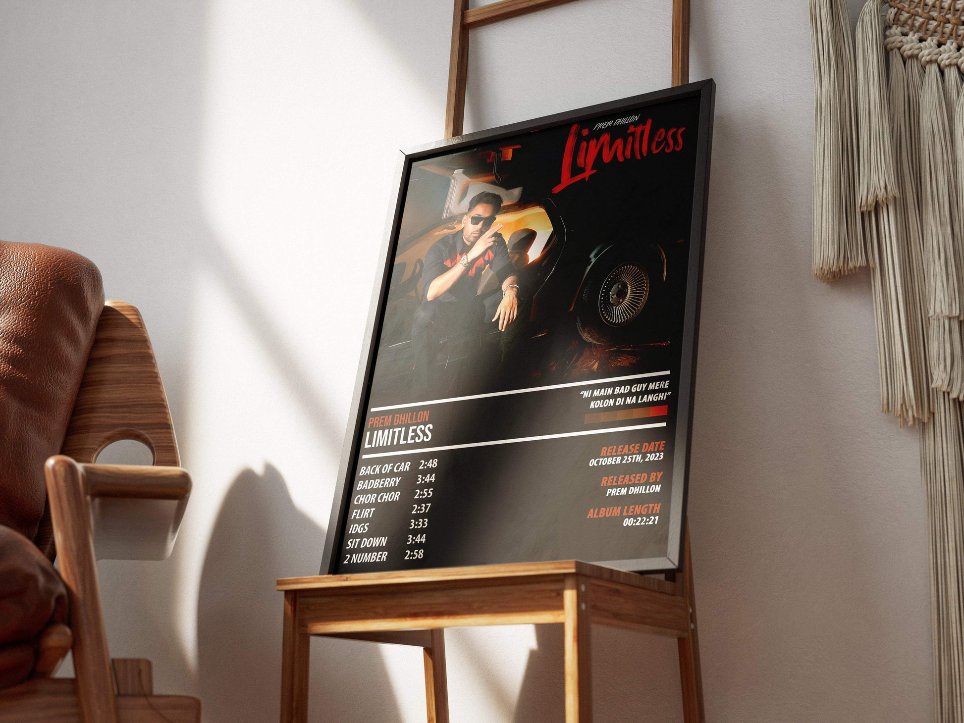Prem Dhillon - Limitless | ALBUM POSTER - PosterVerse