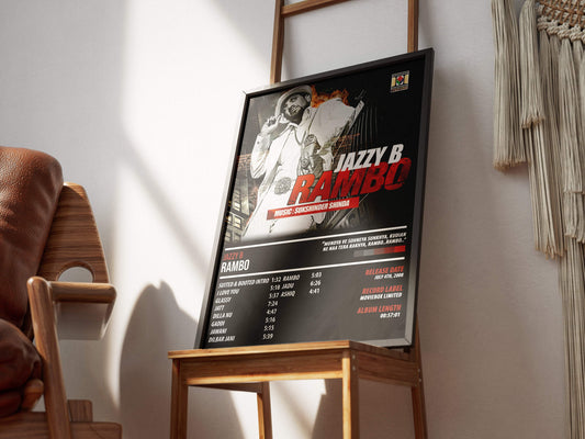 Jazzy B - Rambo | ALBUM POSTER - PosterVerse