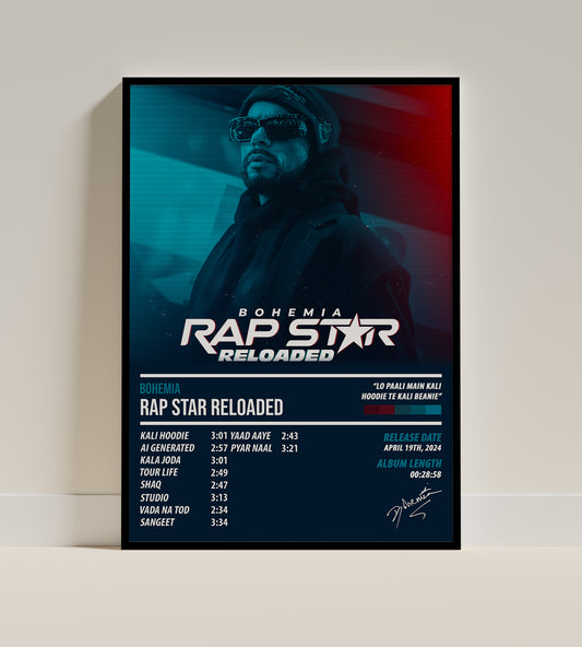 Bohemia - Rap Star Reloaded | ALBUM POSTER