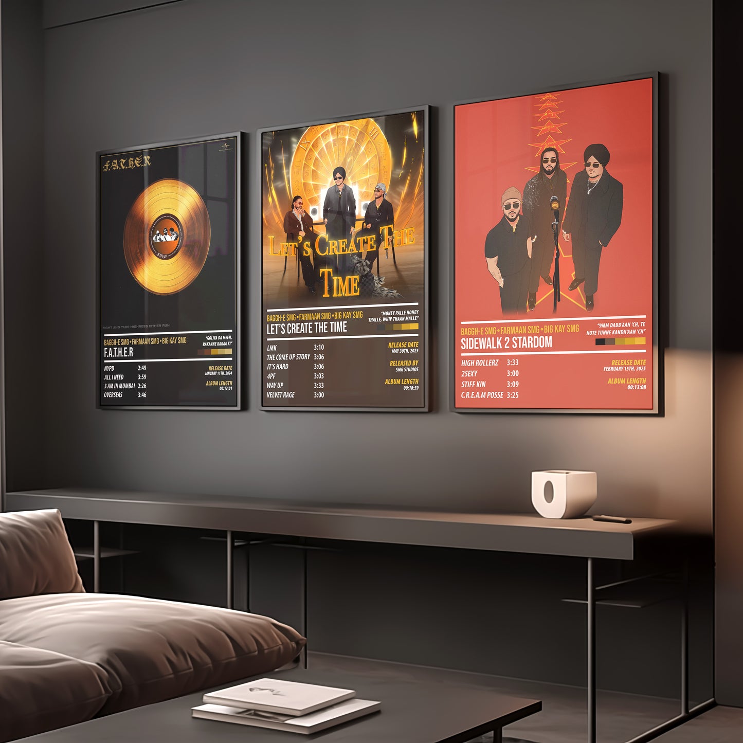 SMG Studios - Let's Create The Time | ALBUM POSTER