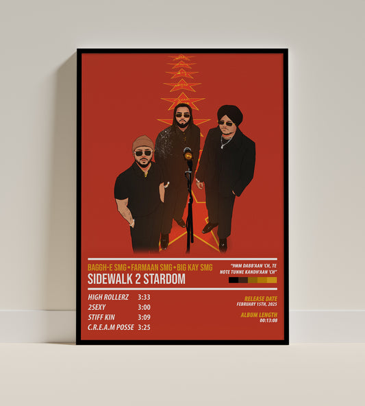 SMG Studios - Sidewalk 2 Stardom | ALBUM POSTER