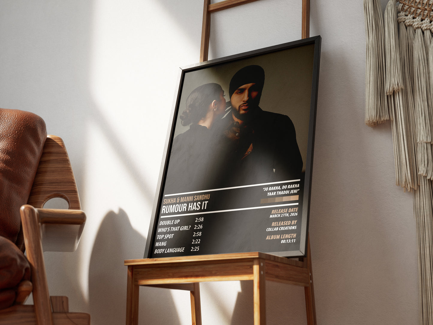 Sukha - Rumour Has It | ALBUM POSTER