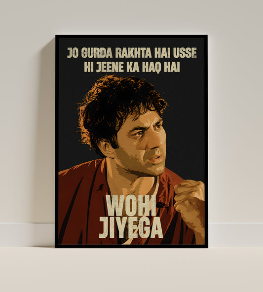 Sunny Deol - Ghatak | Bollywood Poster
