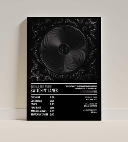 Sukha & Tegi Pannu - Switchin' Lanes | ALBUM POSTER - PosterVerse