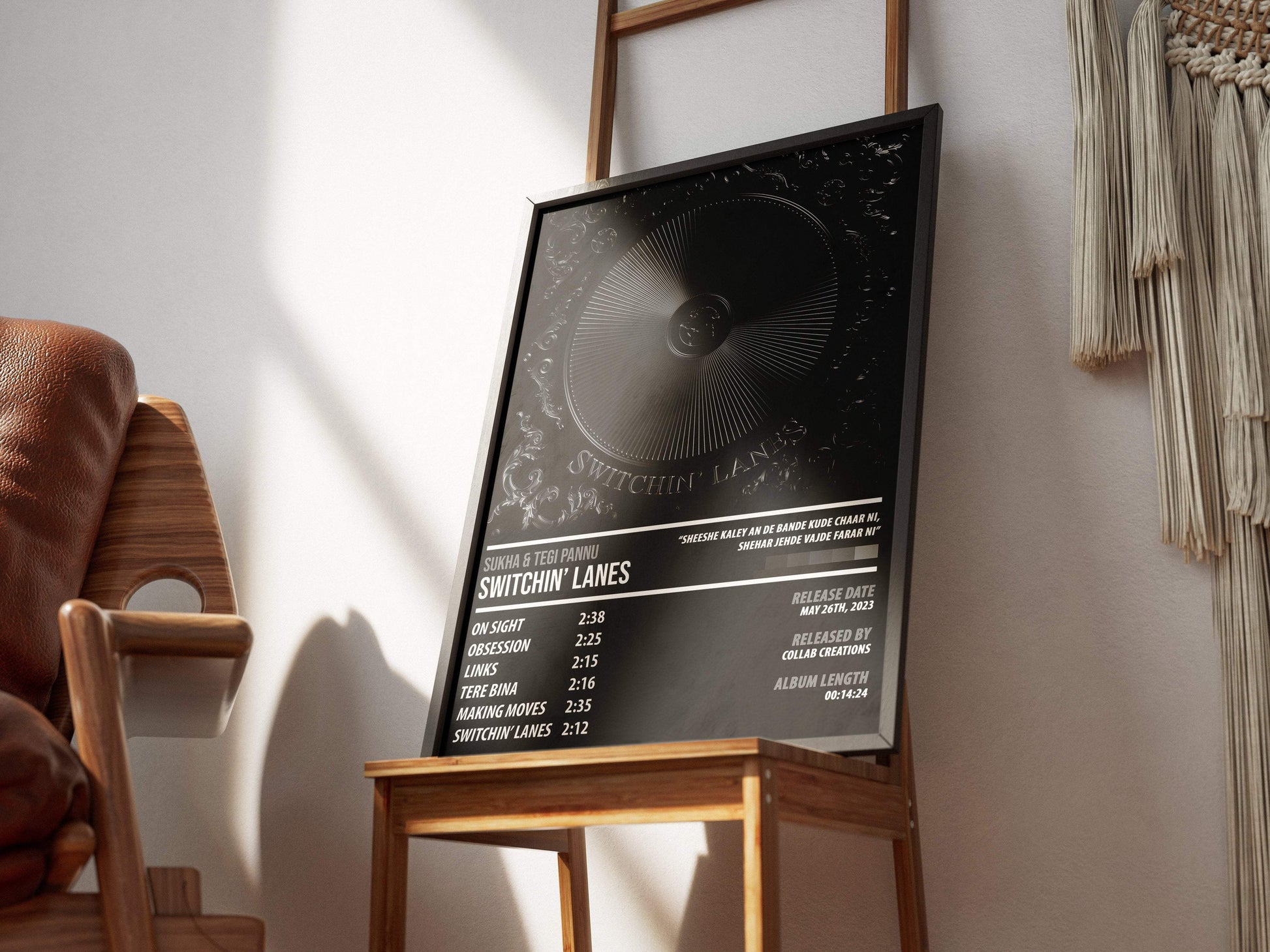 Sukha & Tegi Pannu - Switchin' Lanes | ALBUM POSTER - PosterVerse