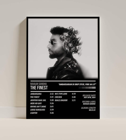 Navaan Sandhu - The Finest | ALBUM POSTER - PosterVerse