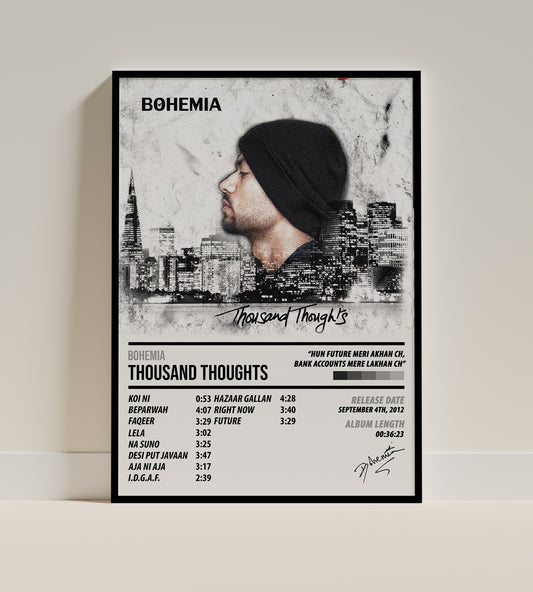 Bohemia - Thousand Thoughts | ALBUM POSTER