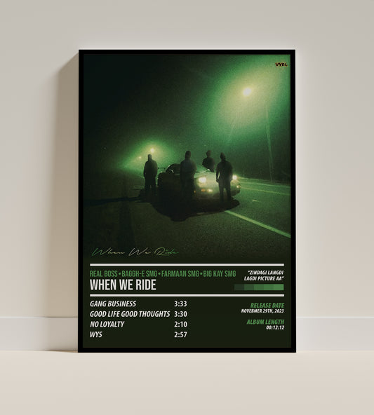 SMG Studios & Real Boss - When We Ride | ALBUM POSTER